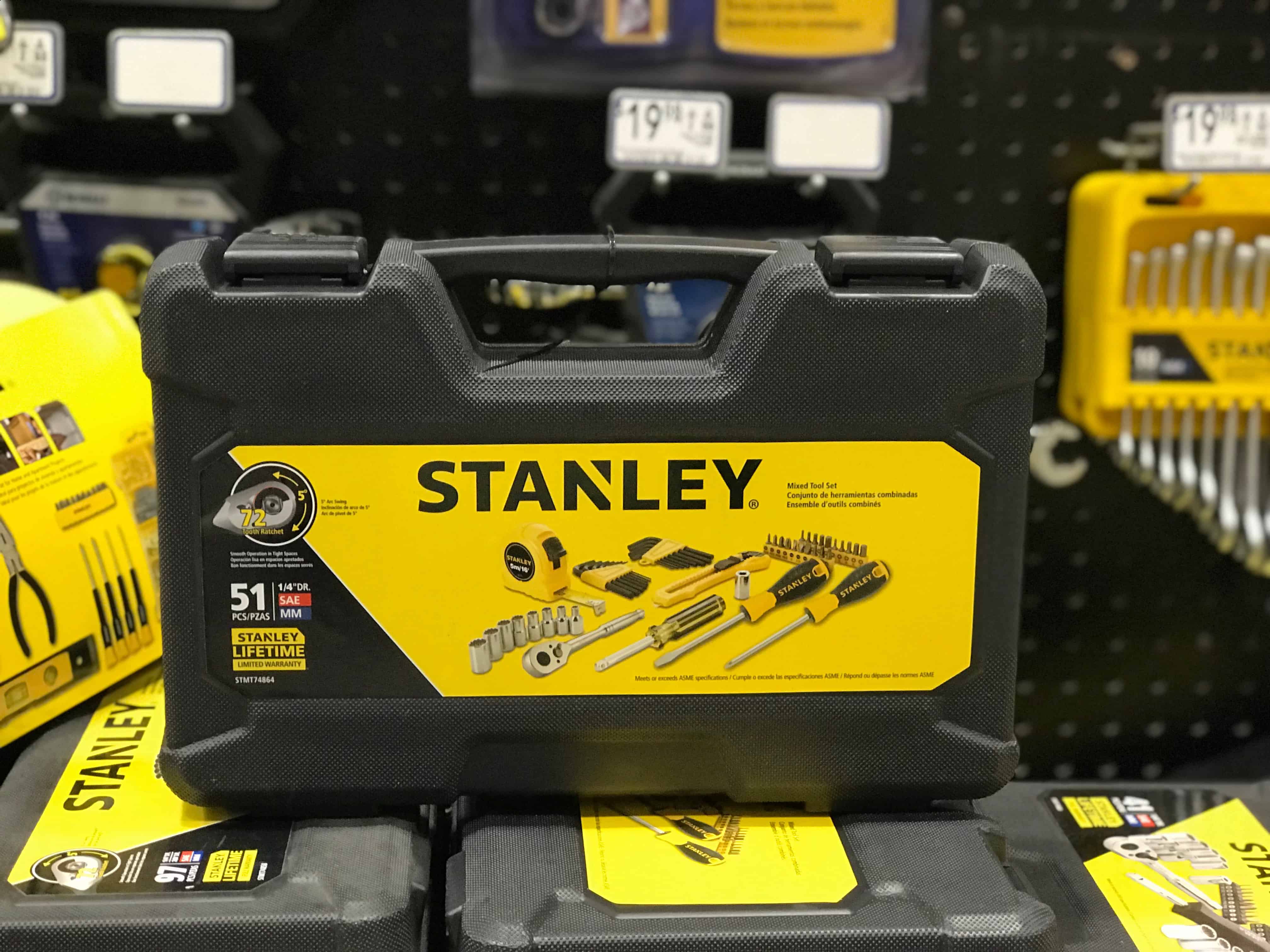 Best Tool Sets For Homeowners 3 Compared Stanley 51 Piece Household Tool Set
