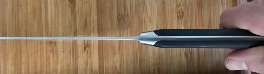 Tang of Wusthof knife