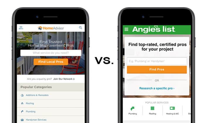 HomeAdvisor vs. Angie’s List (now Angi): Differences & Similarities