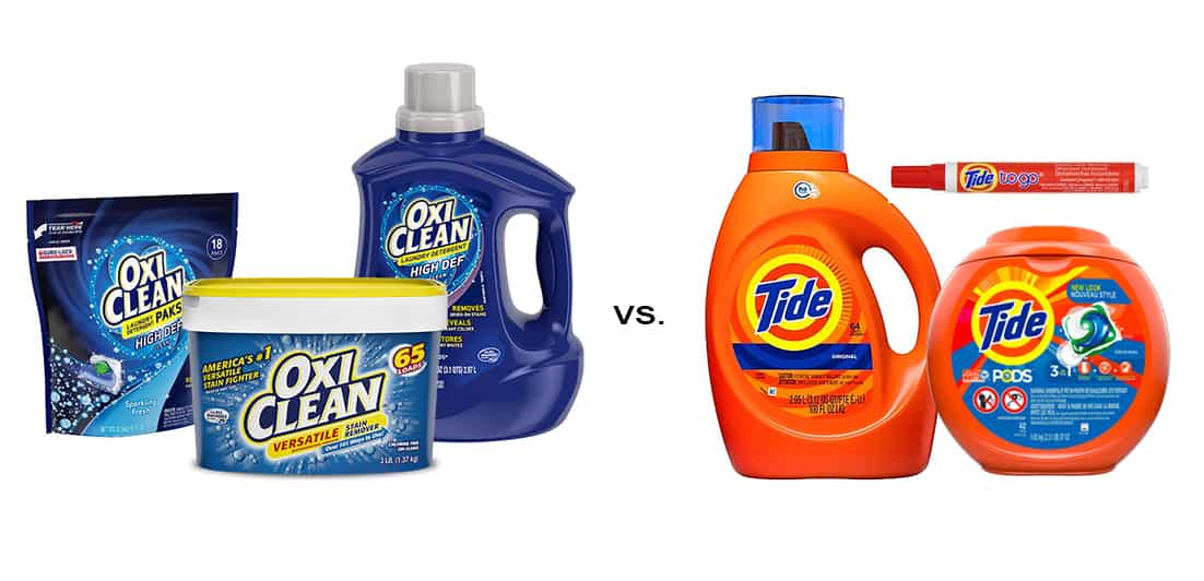 OxiClean vs. Tide Which Detergent and Stain Remover Is the Best