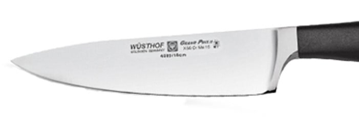 Wusthof Grand Prix II 6-Inch Chef's Knife Blade Design