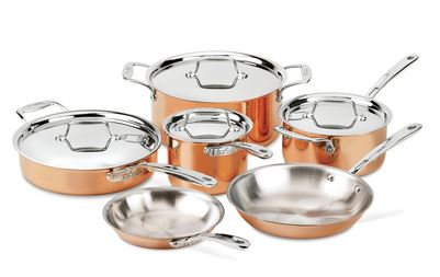 All-Clad C4 Copper 10 piece set