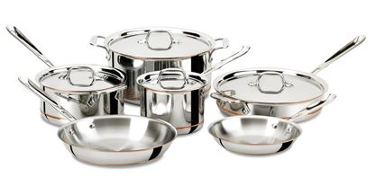All-Clad Copper Core 10 piece set