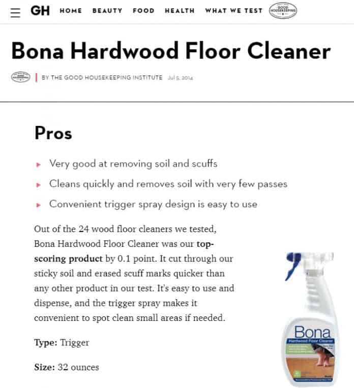 Bona Hardwood Floor Cleaner Review (Pros & Cons) Prudent Reviews