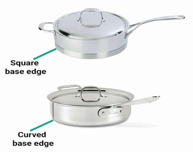 Demeyere vs. All-Clad base edges
