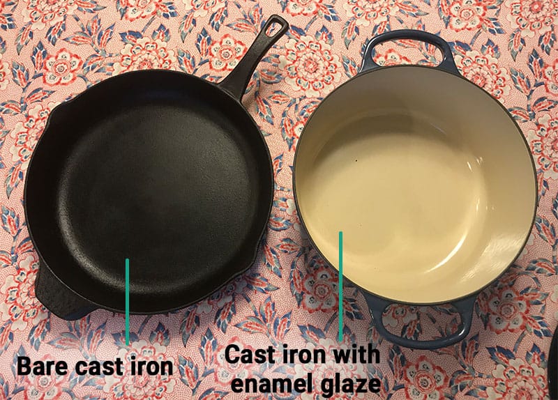 Enameled Cast Iron Vs Cast Iron. Which is better?