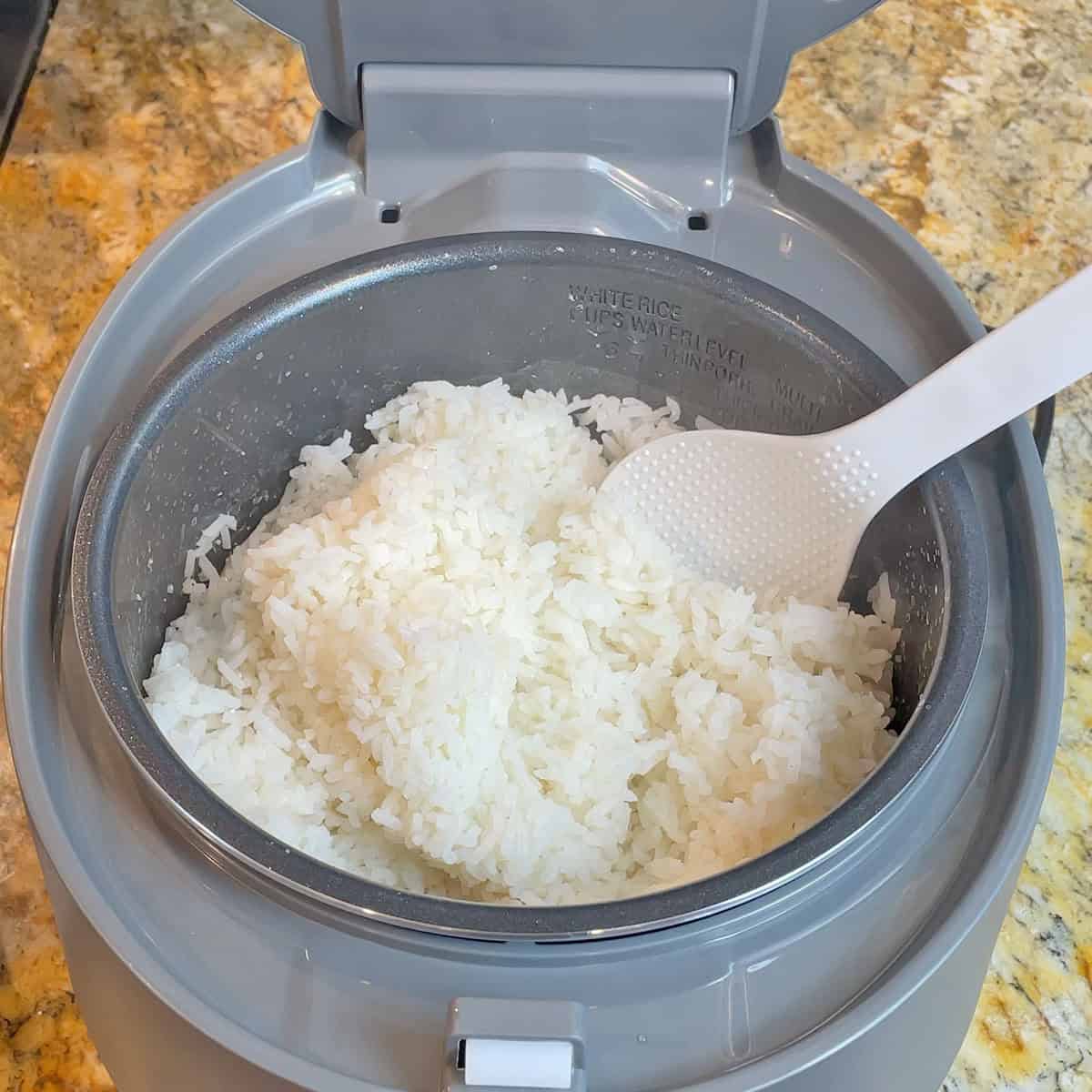 3 Cups of White Rice Cooked in the Cuckoo Micom Rice Cooker