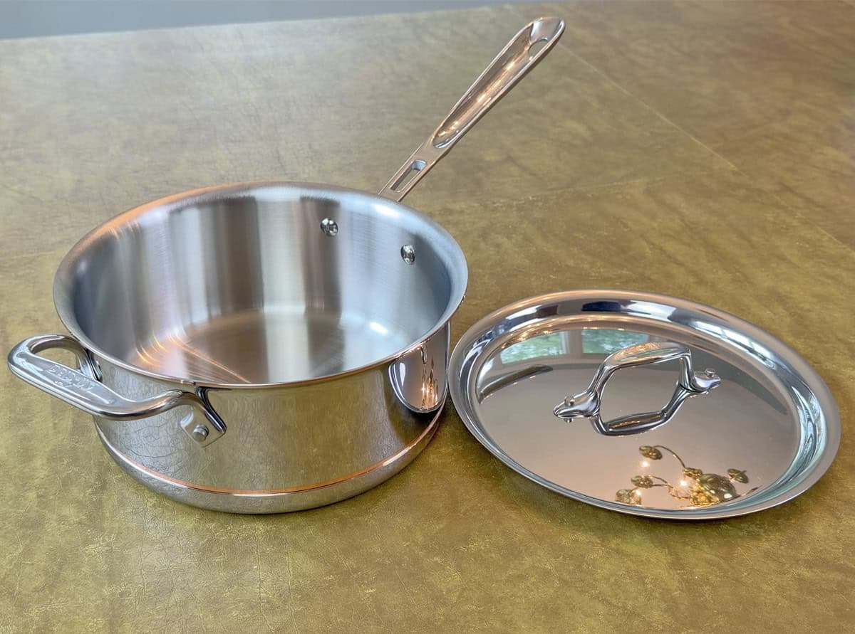 All-Clad Copper Core saucepan