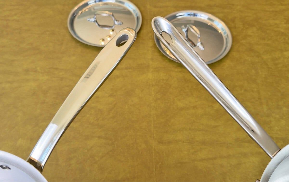All-Clad D3 Everyday and D3 handles
