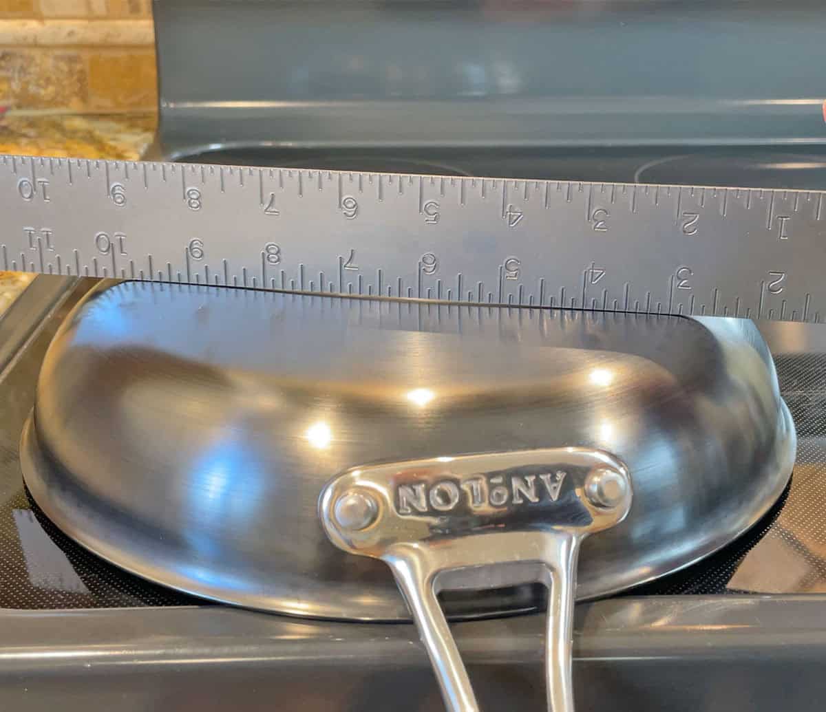 Anolon EverLast N2 not warped after heating on induction