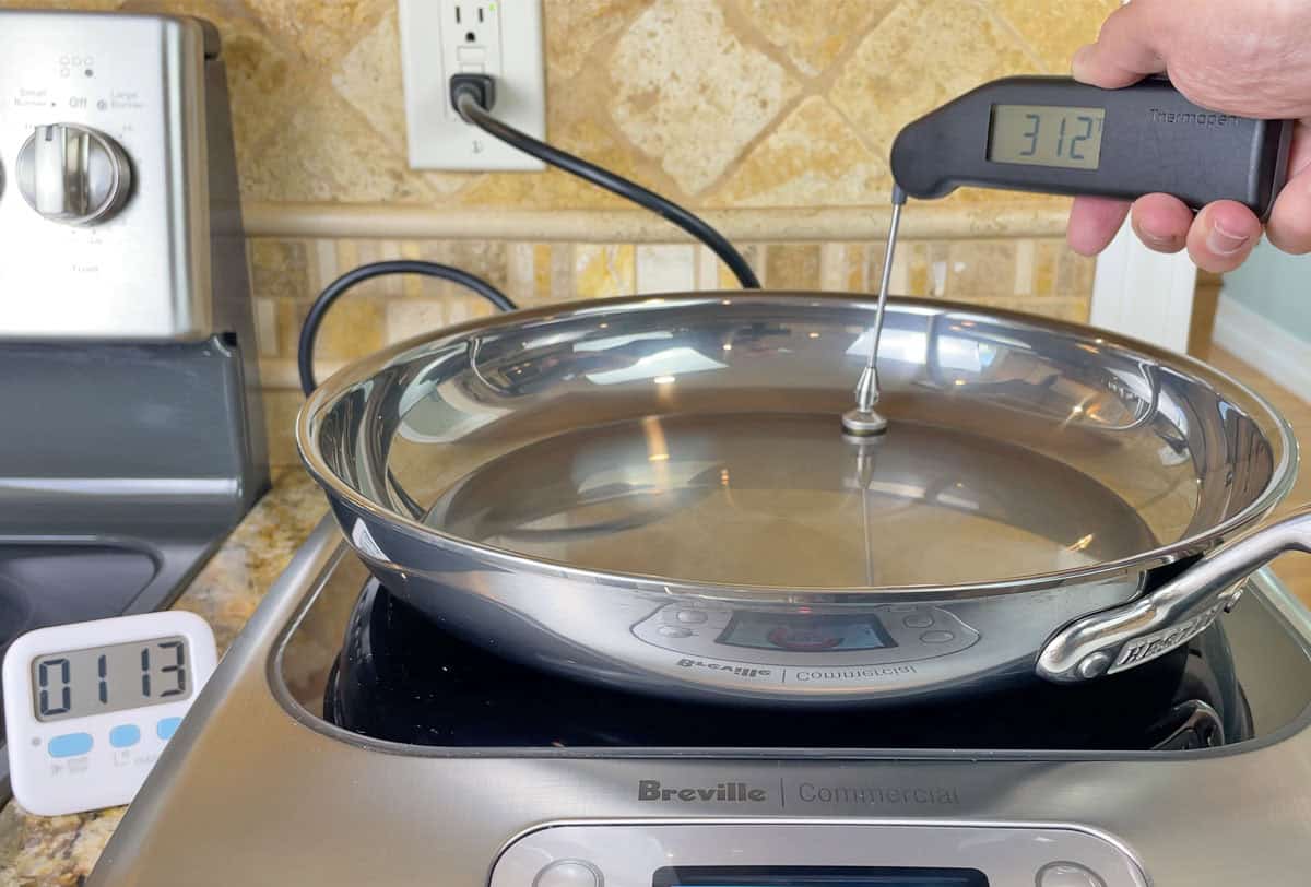 Best induction cookware heat distribution test