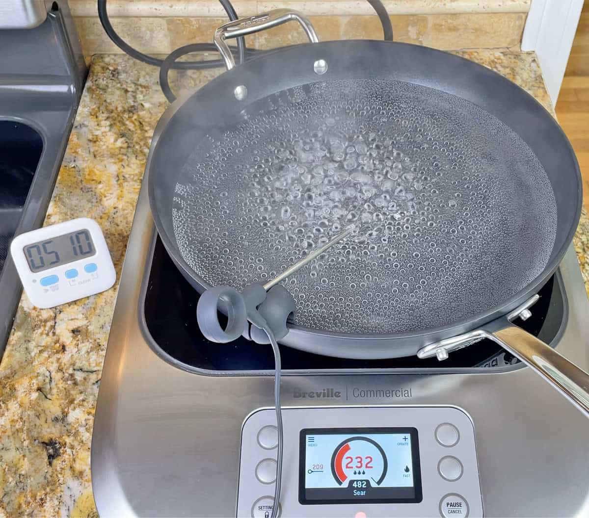 Best induction cookware water boil test