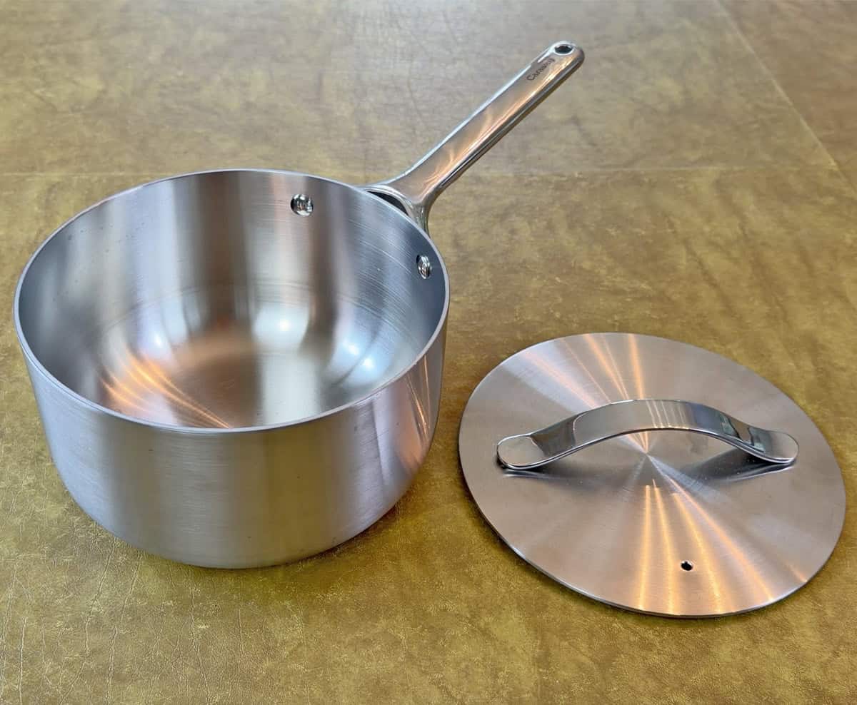 Caraway stainless steel saucepan