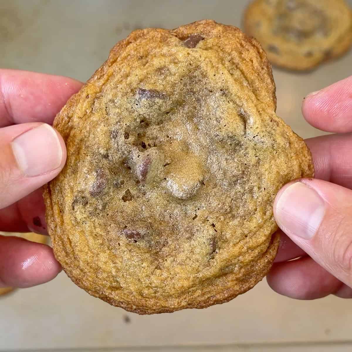 Cookie made from dough mixed in KitchenAid Artisan