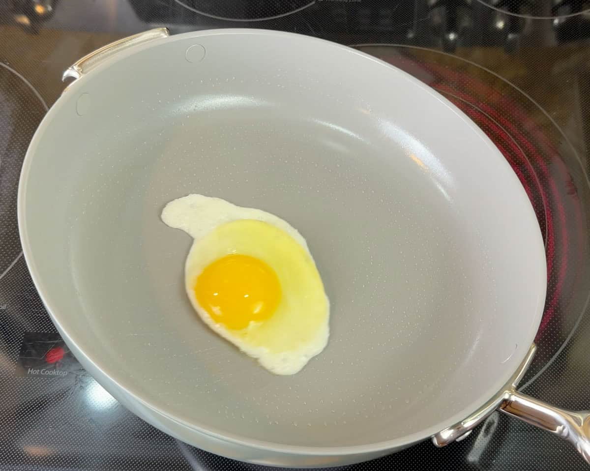 Egg not sticking to brand new Ninja NeverQuit frying pan