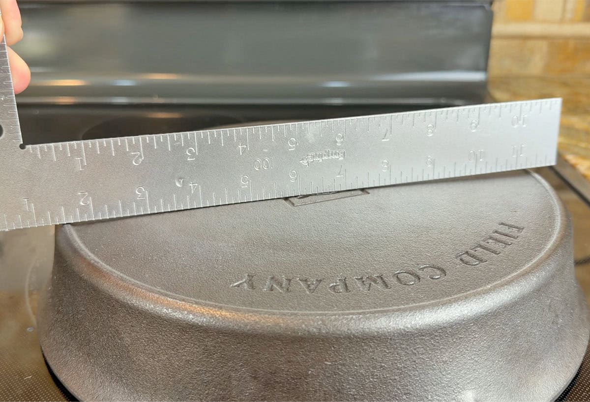 Field cast iron skillet warped