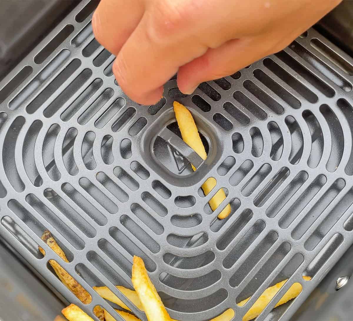 Fries slipping through holes in Cosori TurboBlaze crisper plate