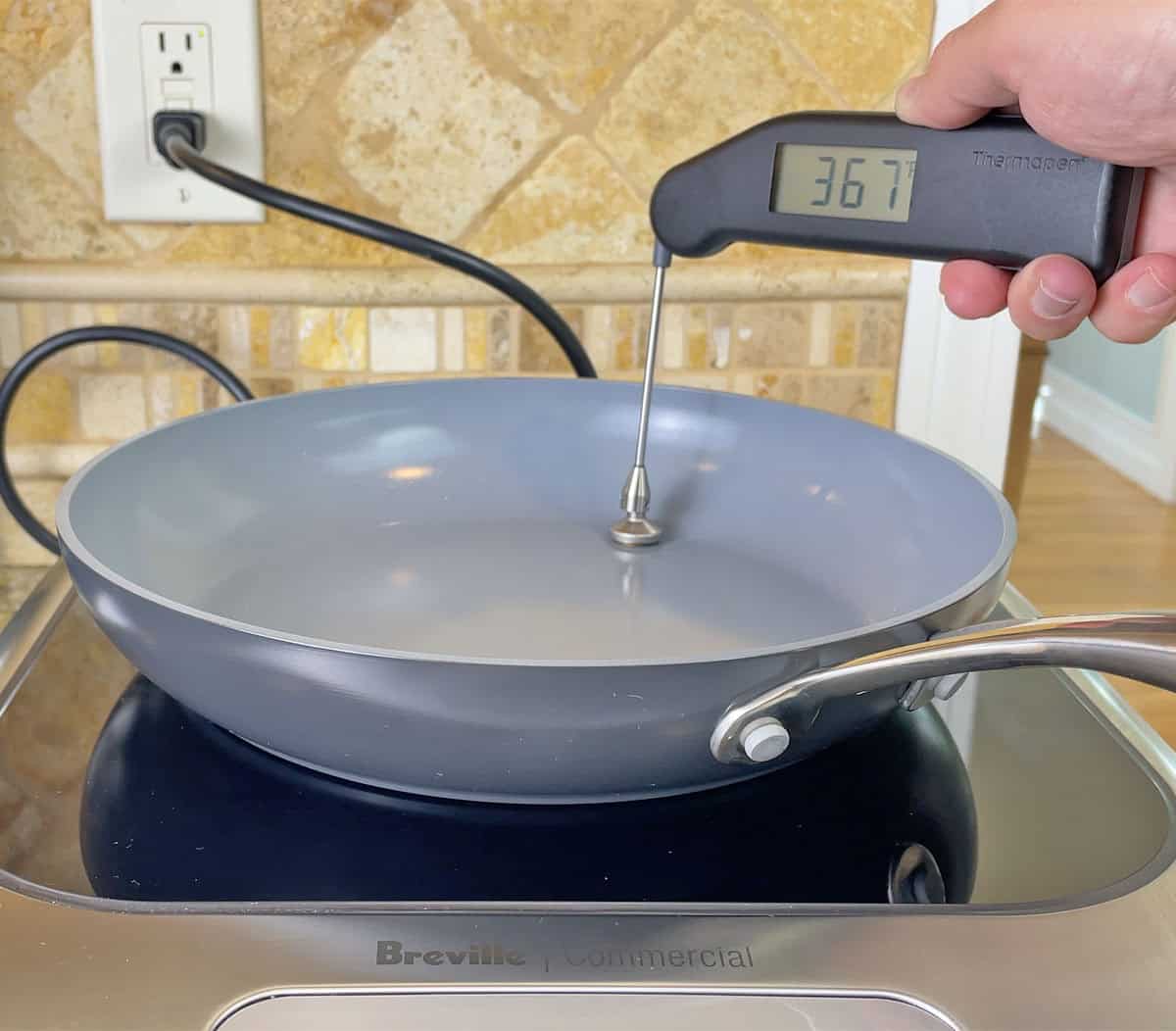 GreenPan heat distribution test results