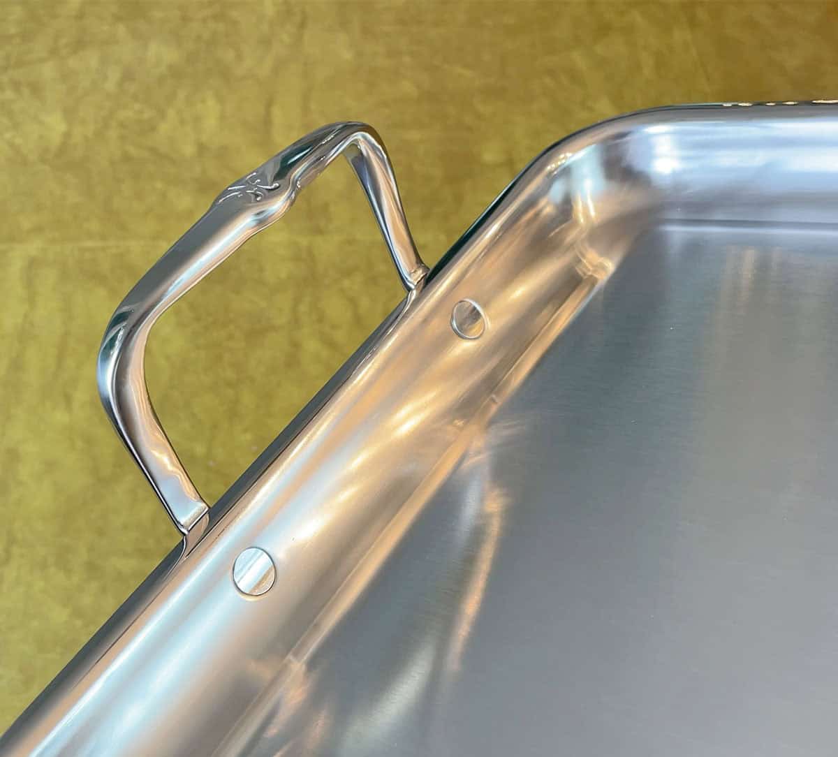 Hestan griddle flush rivets