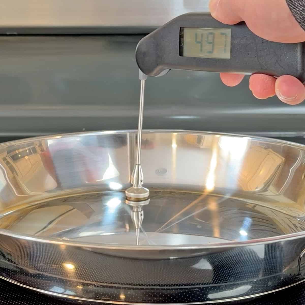 IKEA 365 heat conduction results edge after 2 minutes
