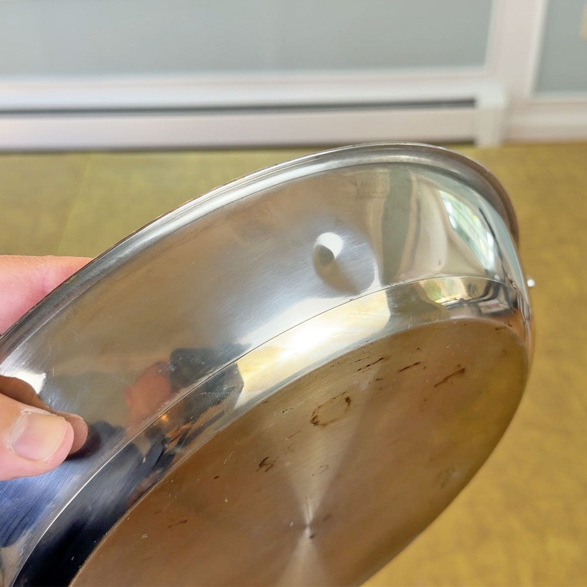 IKEA 365 pan dented