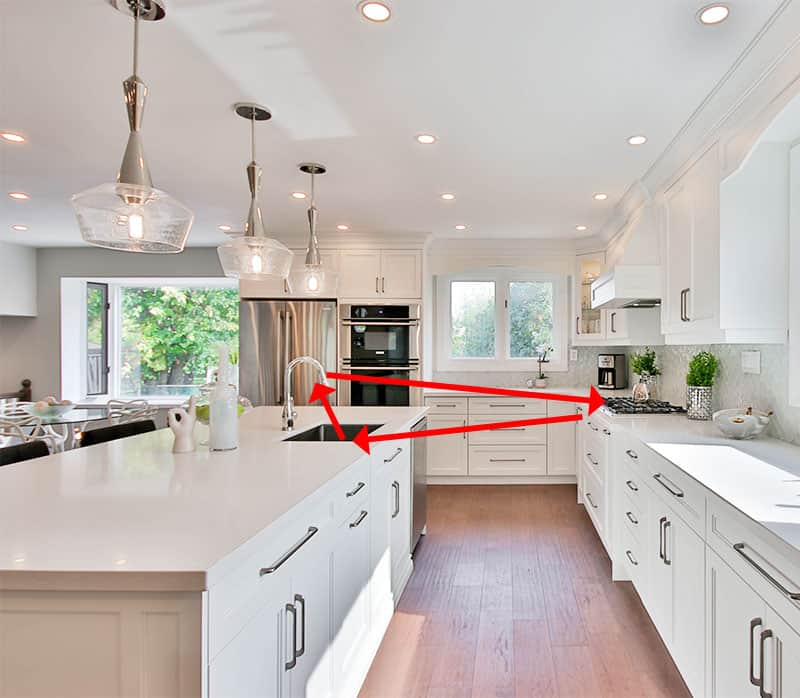 Kitchen island with cooktop store and sink