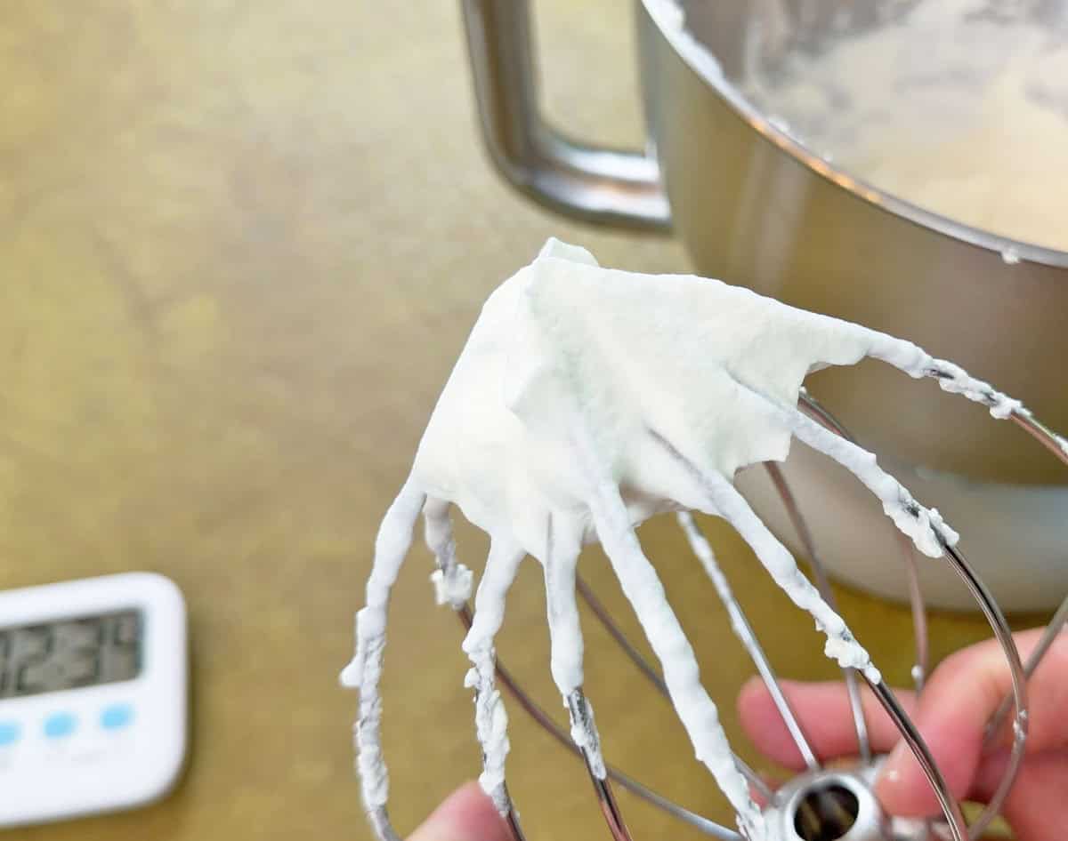 KitchenAid Artisan Plus whipped cream test results