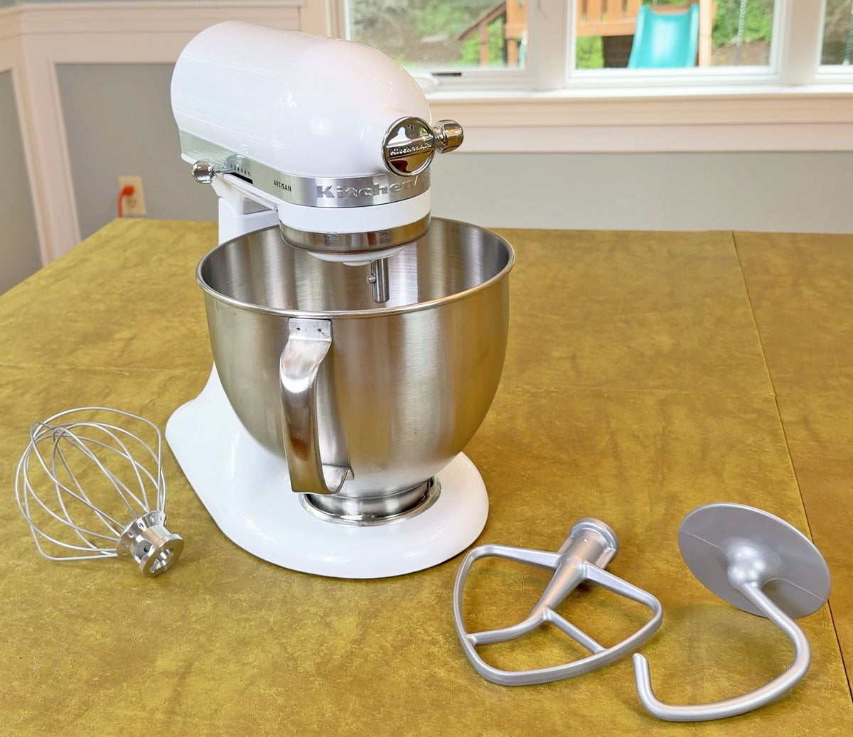 KitchenAid Artisan mixer with attachments
