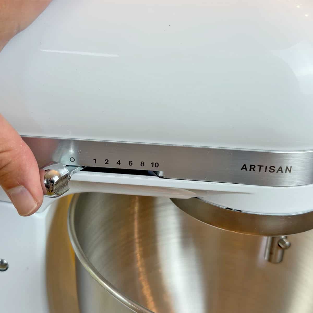 KitchenAid Artisan speed control