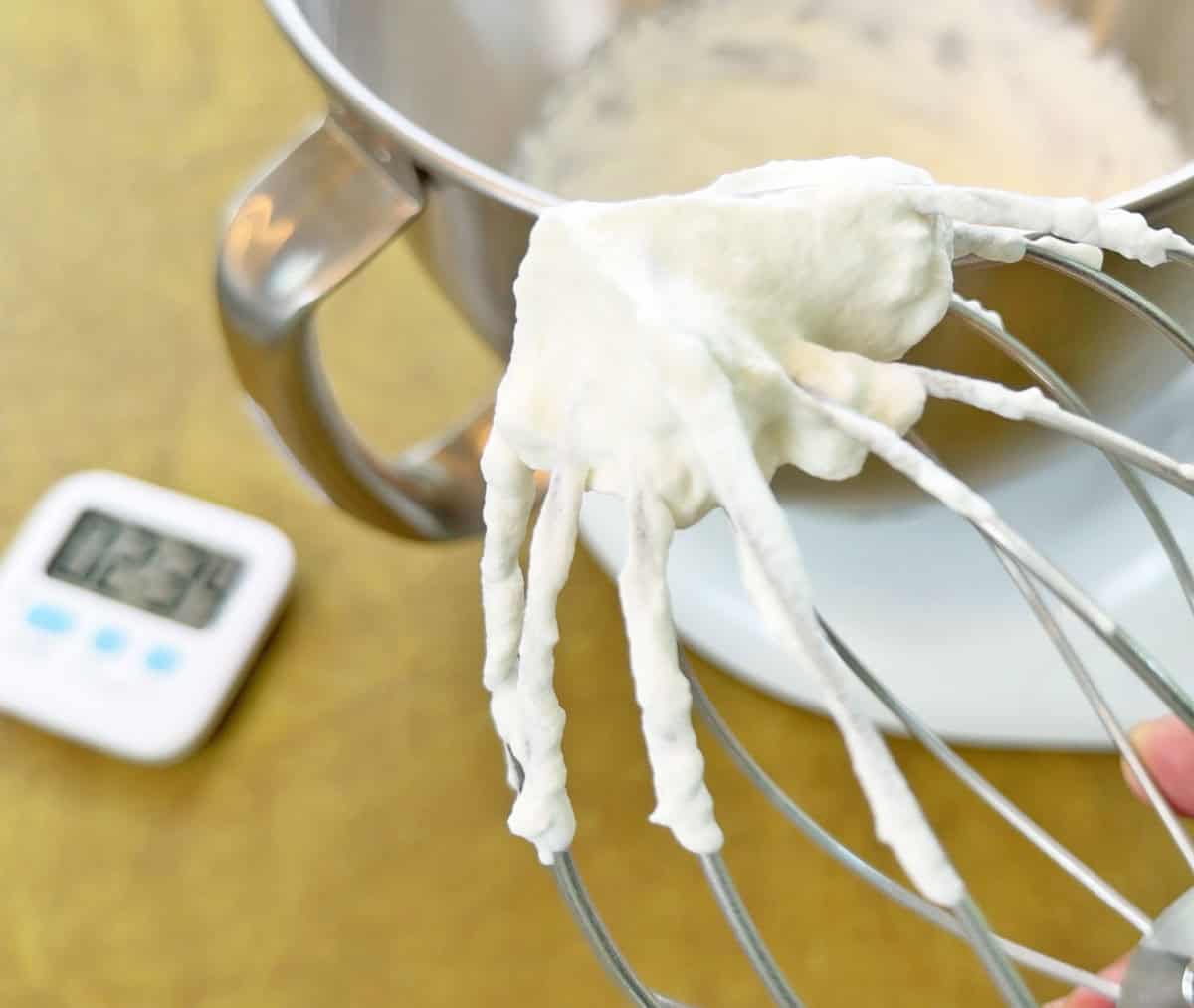 KitchenAid Artisan whipped cream test results