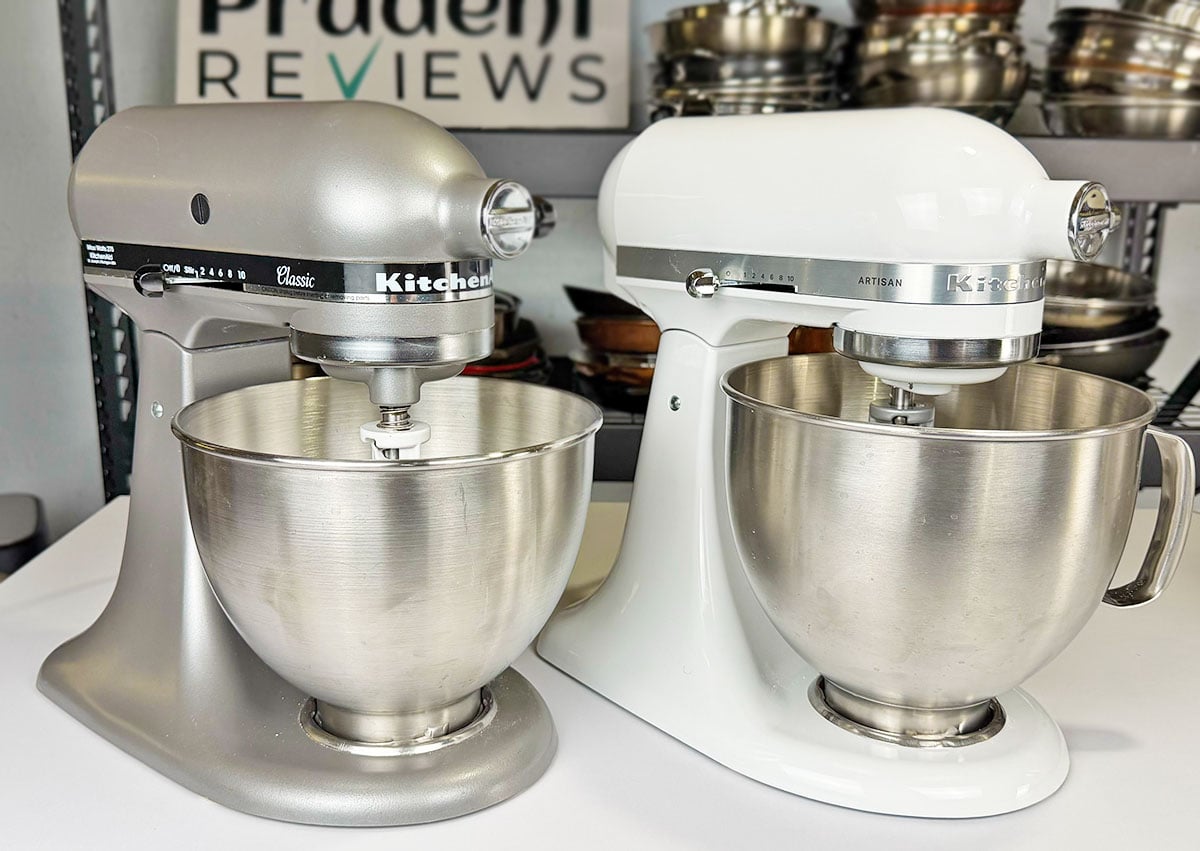 KitchenAid Classic versus Artisan mixers