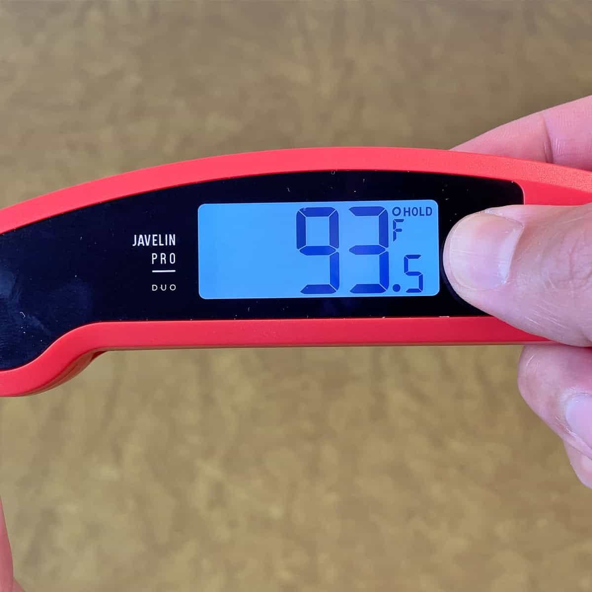 Lavatools Javelin PRO Duo instant read thermometer stabilization hold