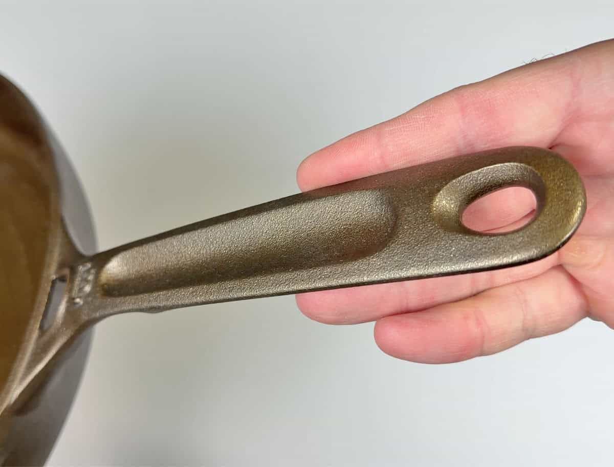 Made In cast iron skillet handle