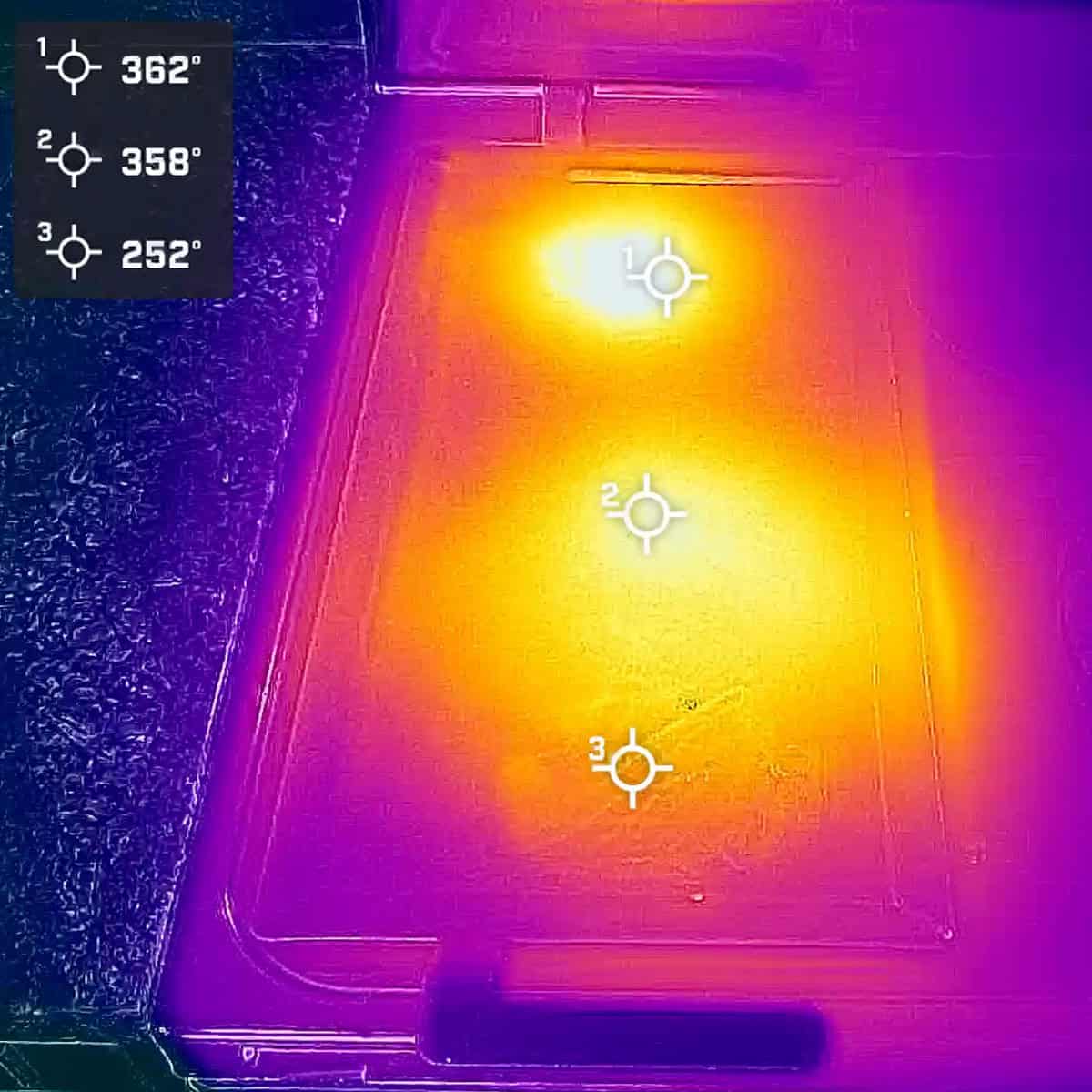 Made In griddle heat conduction and distribution test results