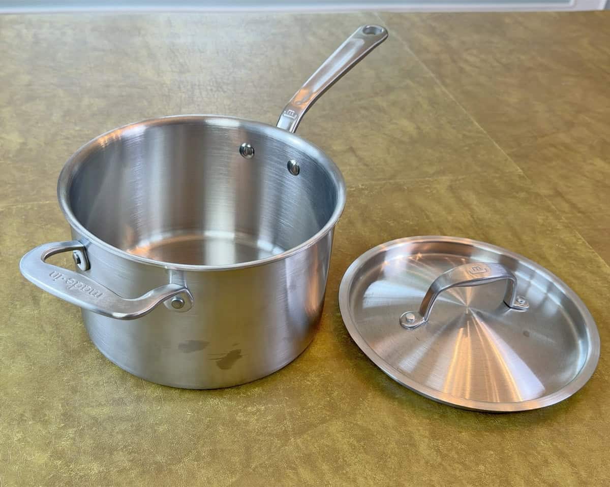 Made In saucepan