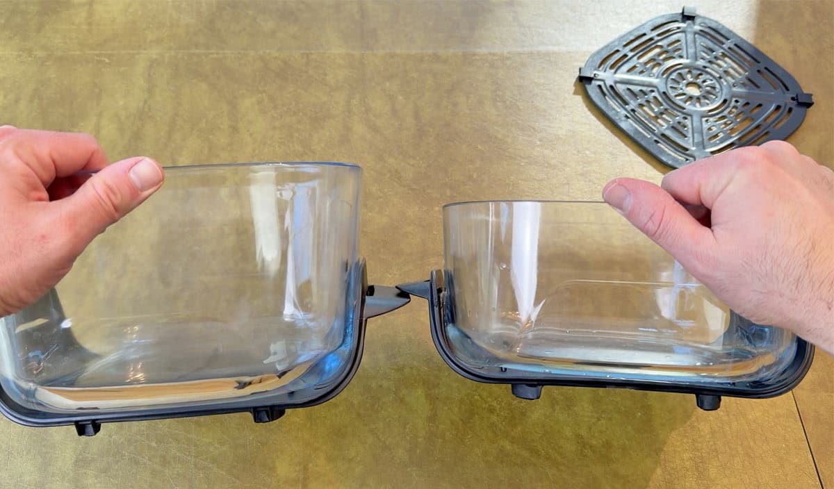 Ninja Crispi Pro tapered walls vs Ninja Crispi straight walls