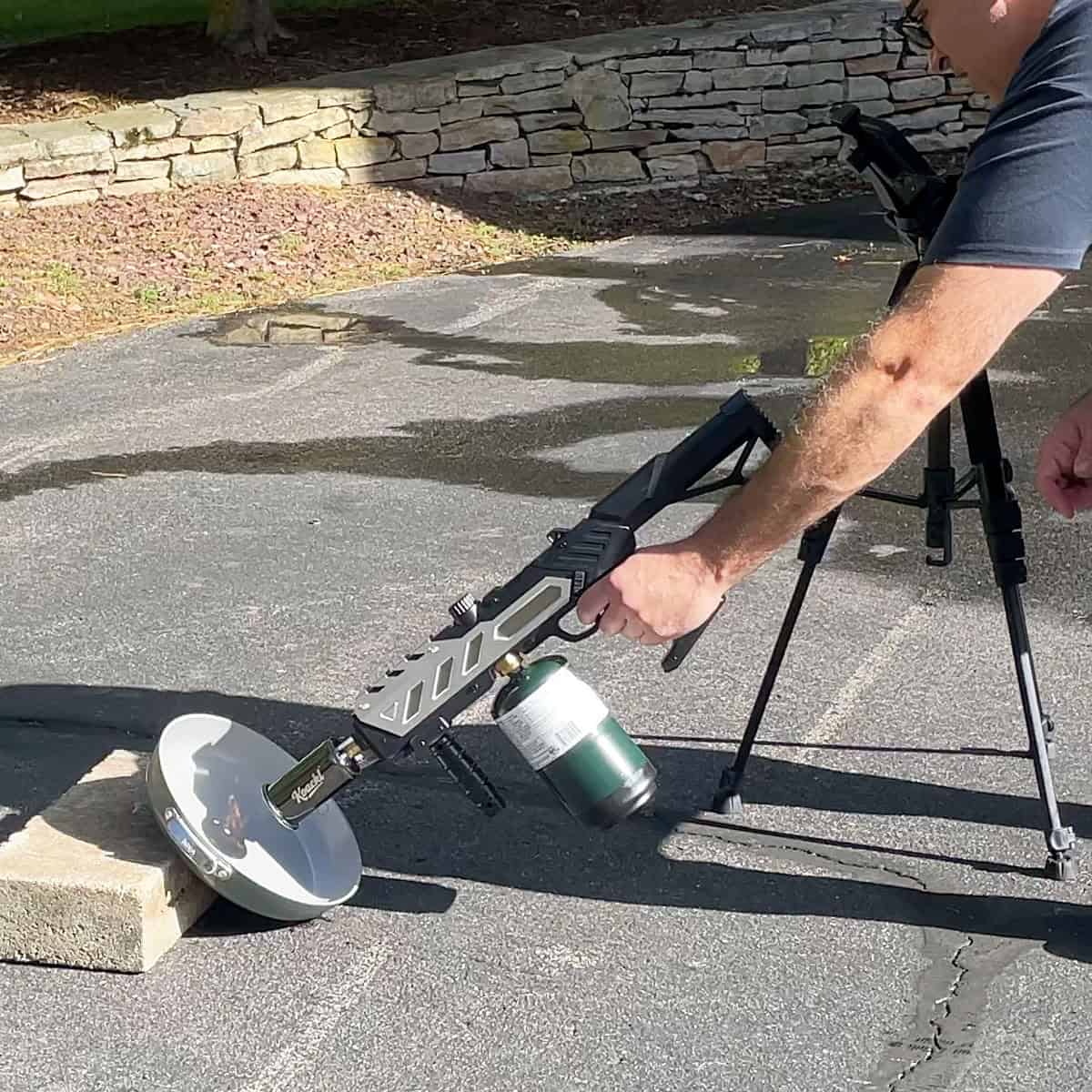 Ninja NeverQuit blowtorch test 2
