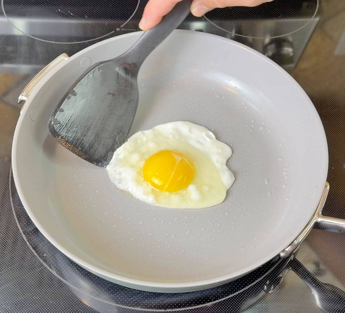 Ninja NeverQuit egg sticking slightly after cleaning test