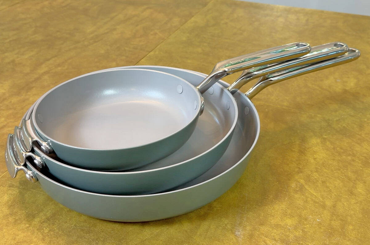 Ninja NeverQuit frying pans stacked