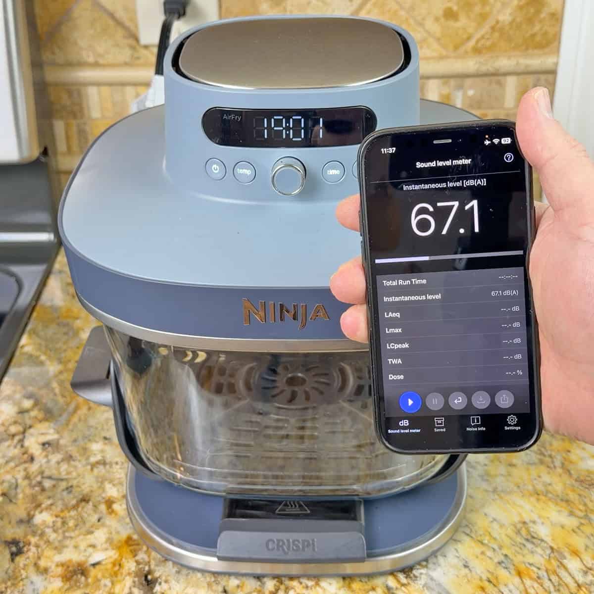 Noise level of Ninja Crispi Pro