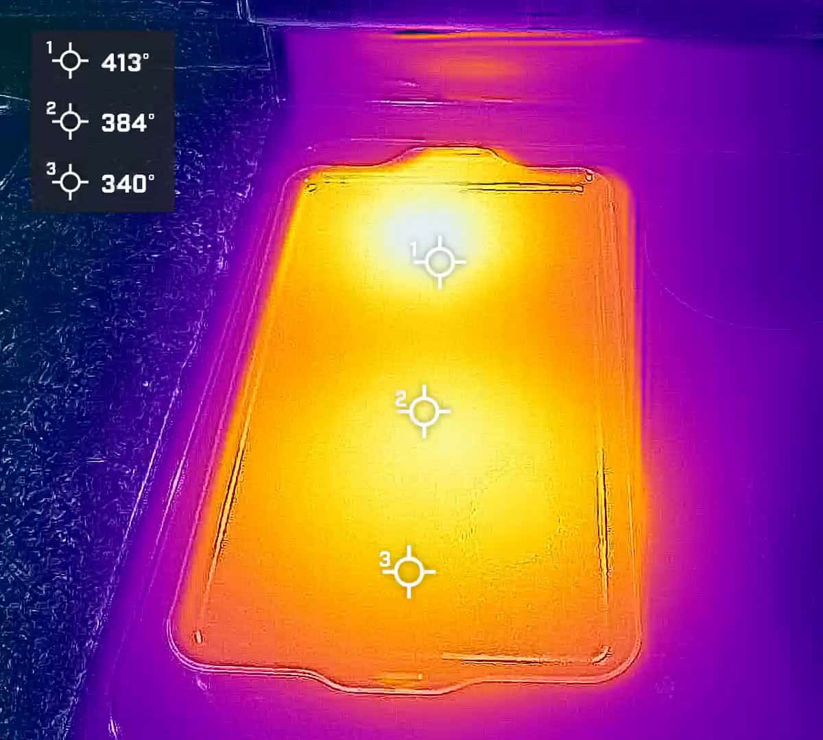 Nordic Ware heat distribution results
