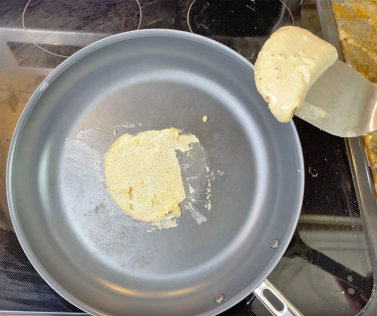 Pancake sticking to Misen Carbon Nonstick with no butter