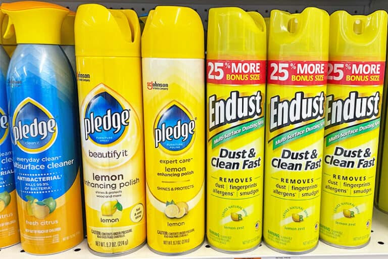 Endust vs. Pledge (Which Cleaning Sprays Are Better?) Prudent Reviews