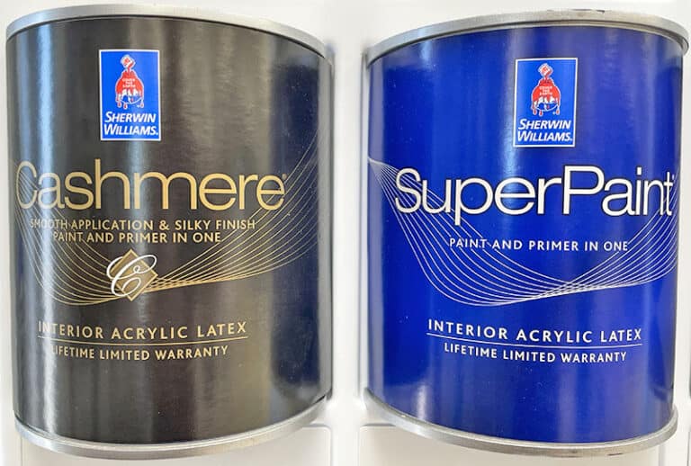 SherwinWilliams Cashmere vs. SuperPaint (What's the Difference?)