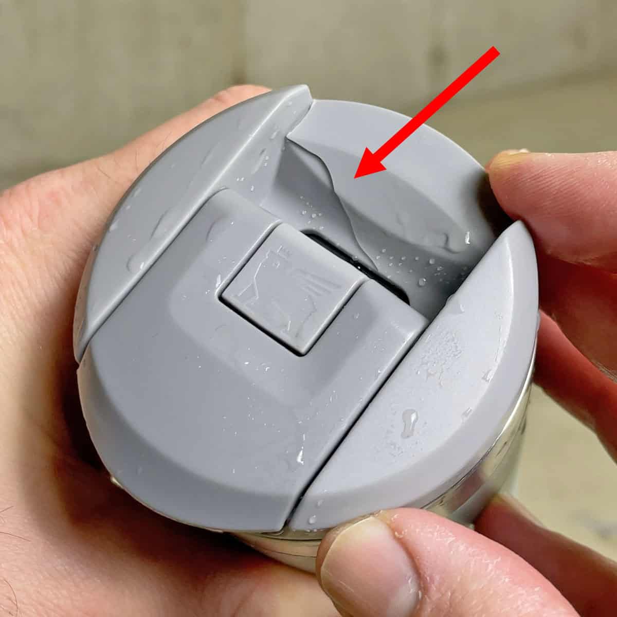 Stanley AeroLight Transit Bottle cracked lid after being dropped