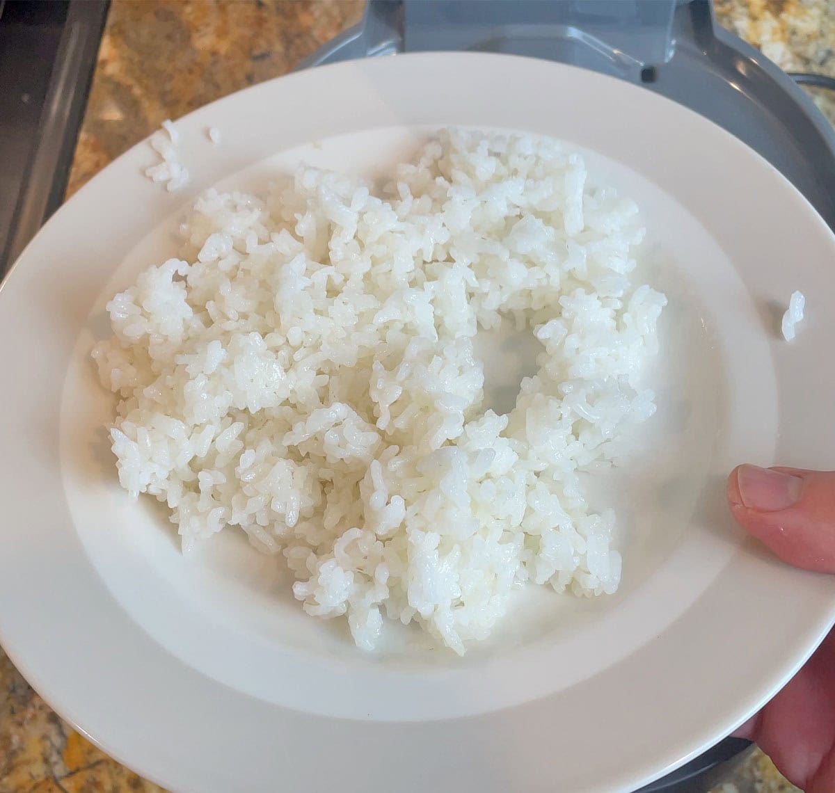 Sushi Rice Cooked in the Cuckoo Micom Rice Cooker