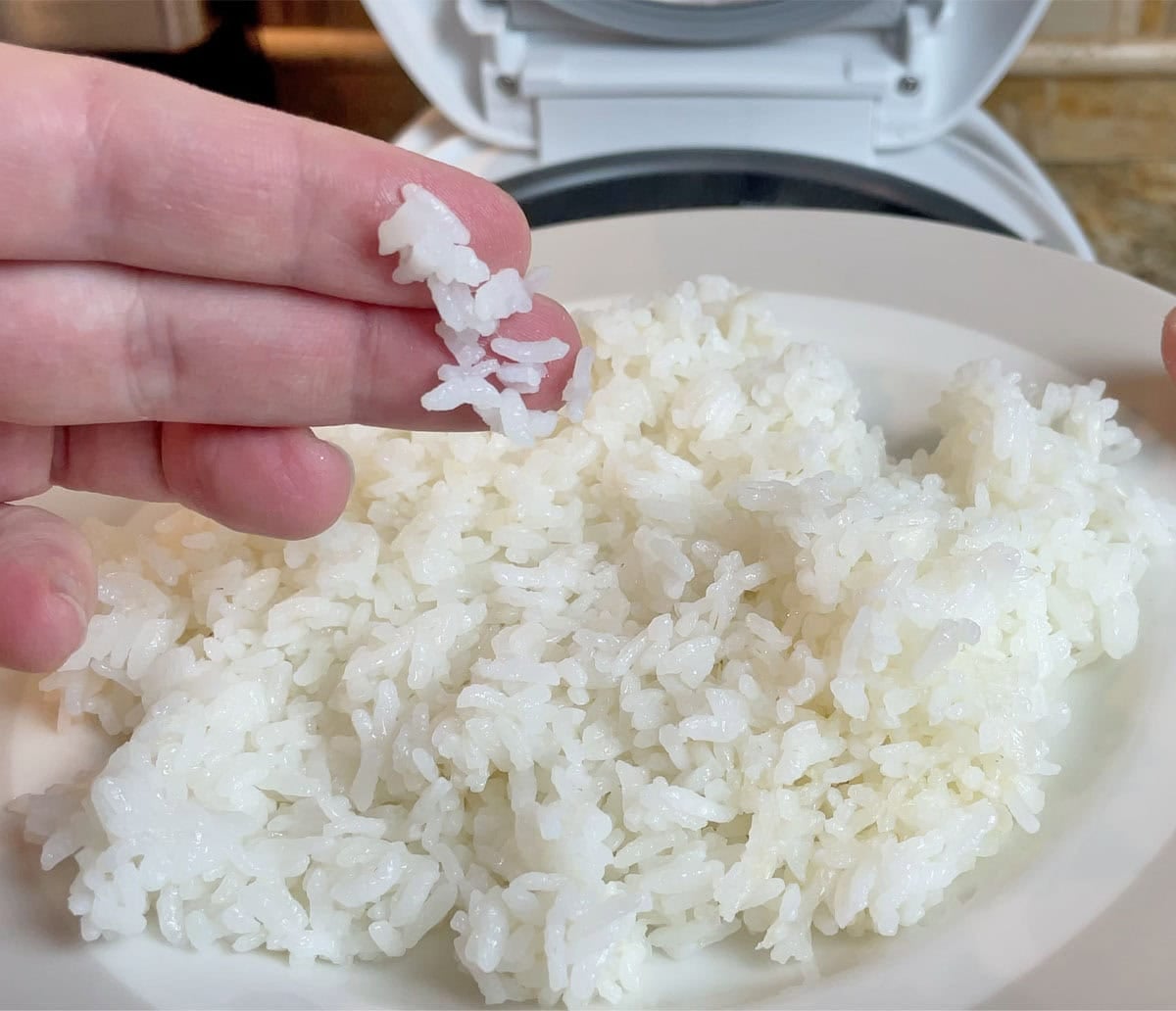 Sushi Rice Cooked in the Zojirushi Neuro Fuzzy Rice Cooker