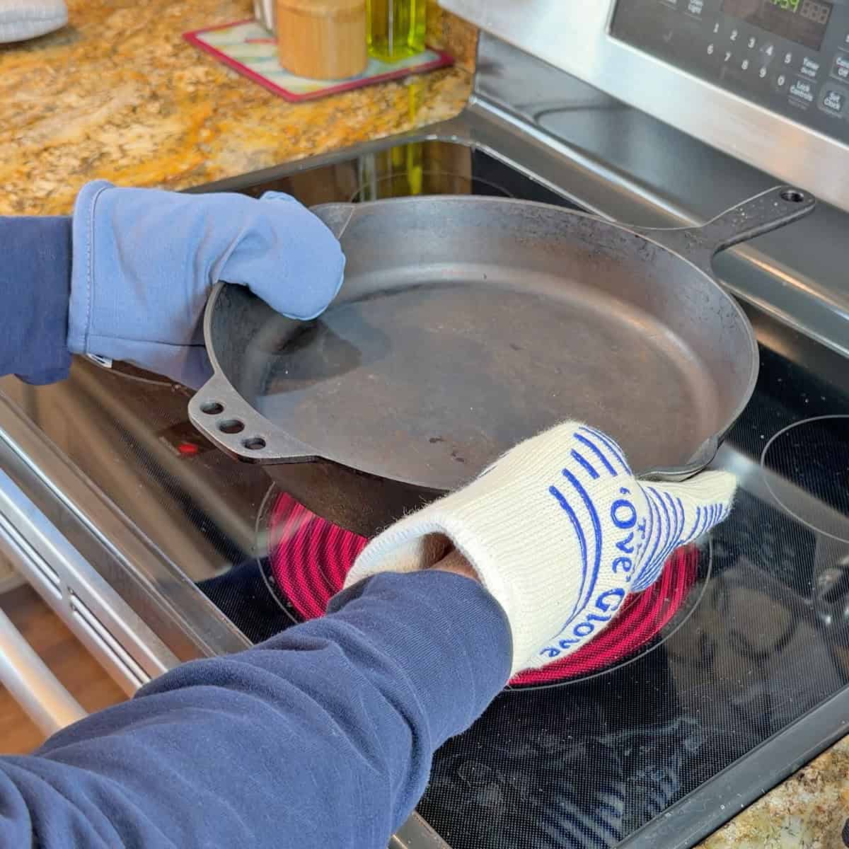 Testing MagMitt and Ove Glove heat protection