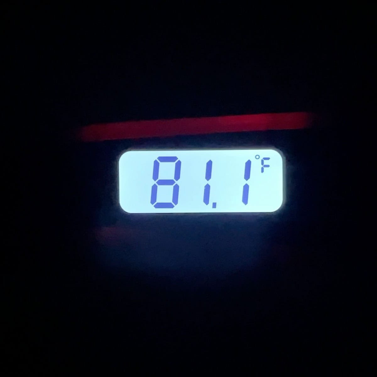 Testing the Alpha Grillers instant read thermometer backlight