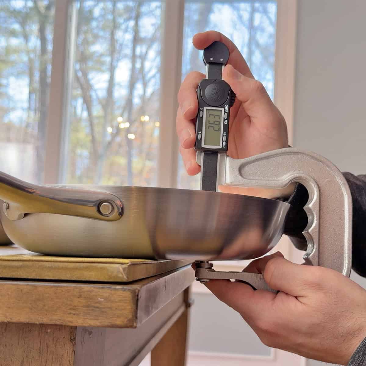 Thickness of Caraway Stainless Steel Frying Pan